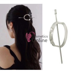 Accesoriu de par modern Japonez pentru cocuri din metal JPN04BB Argintiu